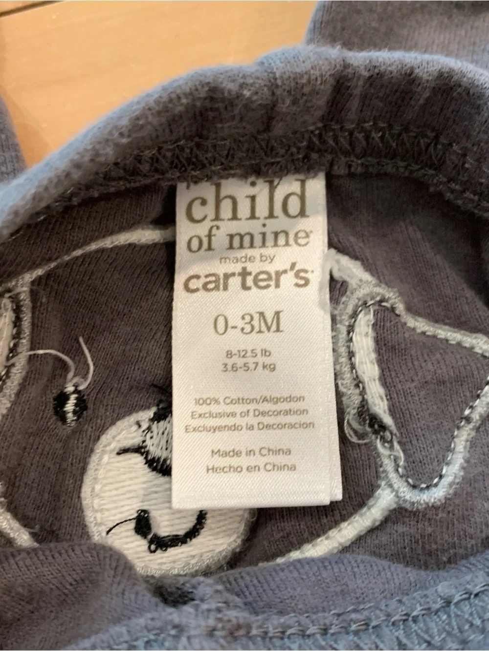 Carter's Baby Boy 3 Month Clothes Bundle long sleeve bodysuit shirts jeans pants - Picture 10 of 13